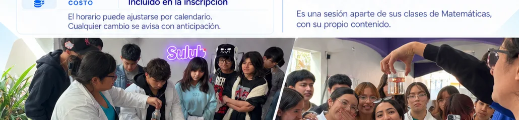 Trabajo en grupo durante el curso